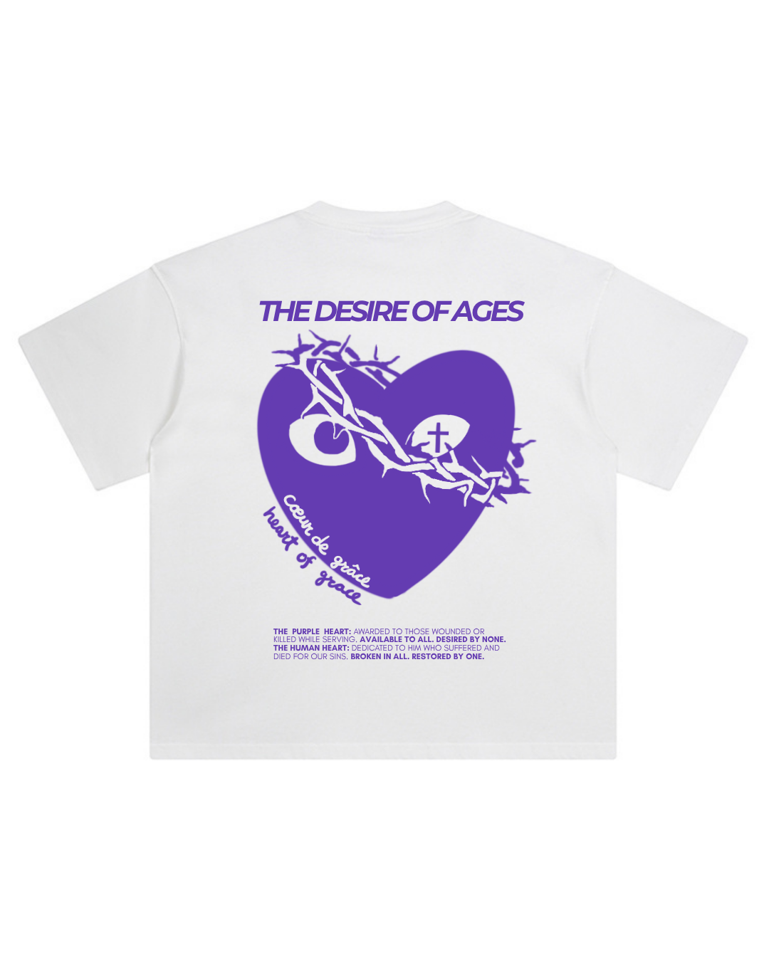 [PRE-SALE]: PURPLE HEART SHORT SLEEVE TEE